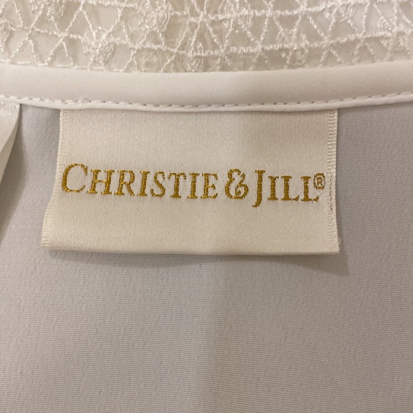 Christie & Jill Vintage Blouse - size 10 - Picture 3 of 6